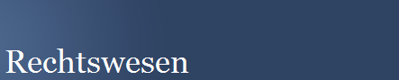 Rechtswesen